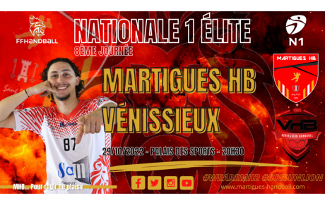 N1 / J8, MHB - Vénissieux : l'avant-match