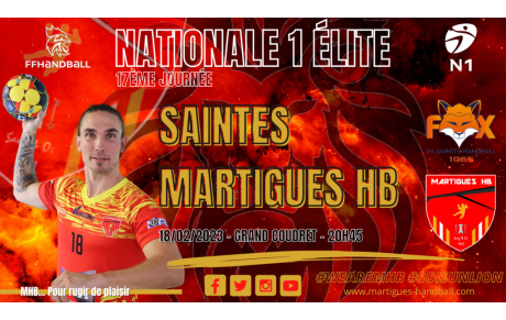 N1 / J17, Saintes - MHB : l'avant-match 