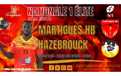N1 / J20, MHB - Hazebrouck : l'avant-match